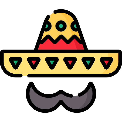 Mustache Special Lineal color icon