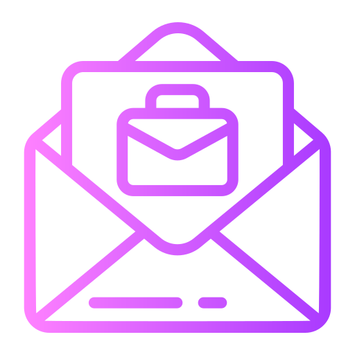 Email Generic gradient outline icon