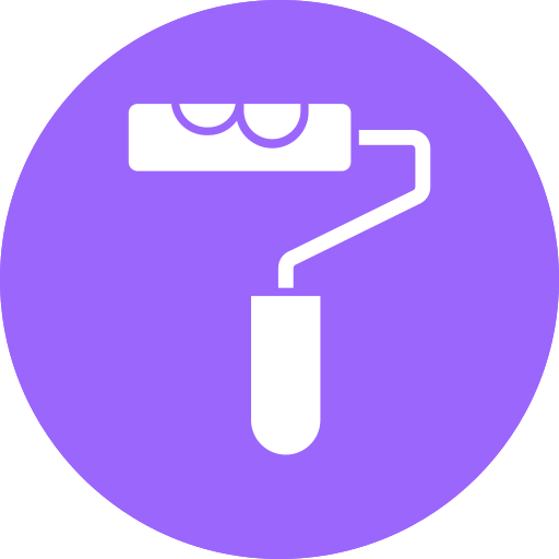 rodillo icono gratis