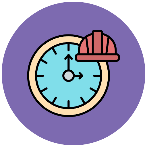 Working hours - free icon