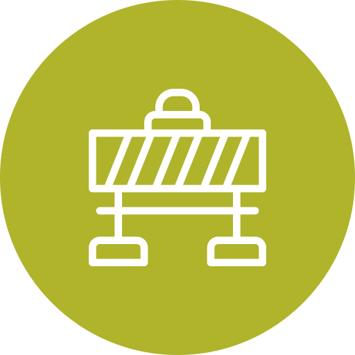 barrera icono gratis