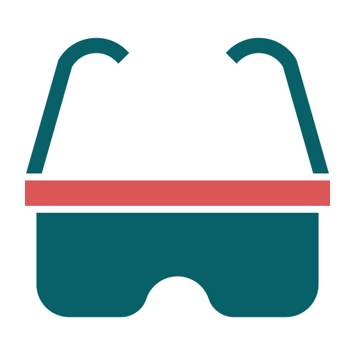 lentes de seguridad icono gratis