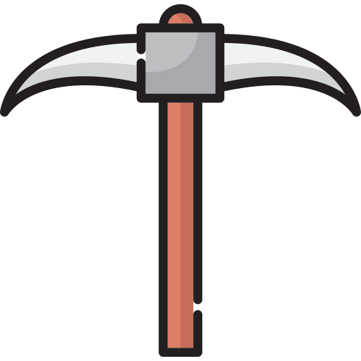 Pick hammer Generic color lineal-color icon