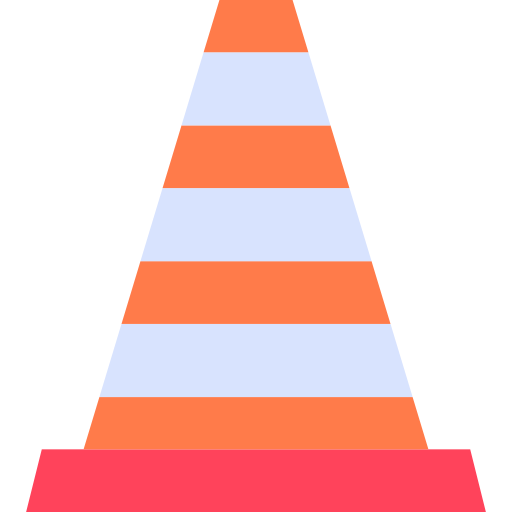 Traffic Cone Generic Color Fill Icon