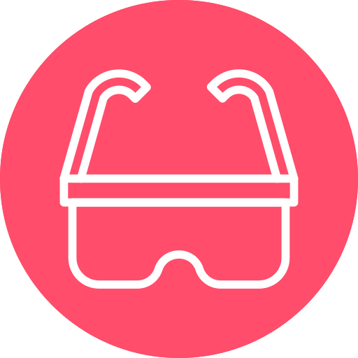 lentes de seguridad icono gratis