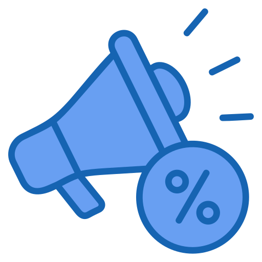 Promotion free icon