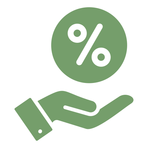 rabais Icône gratuit