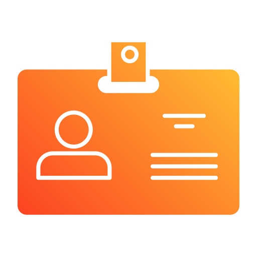 tarjeta de identificación icono gratis