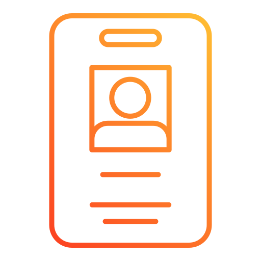 tarjeta de identificación icono gratis