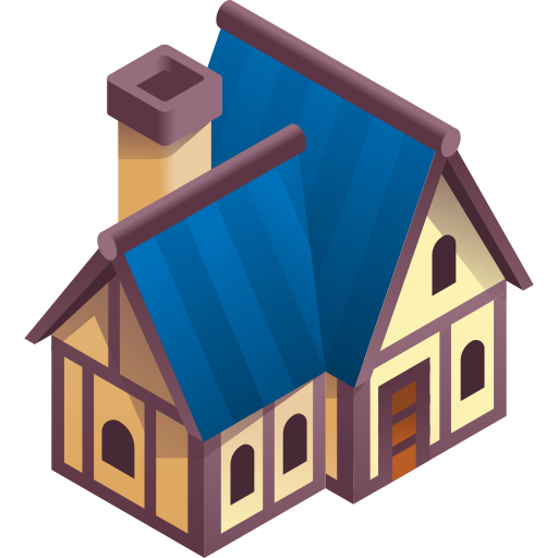 casa medieval icono gratis