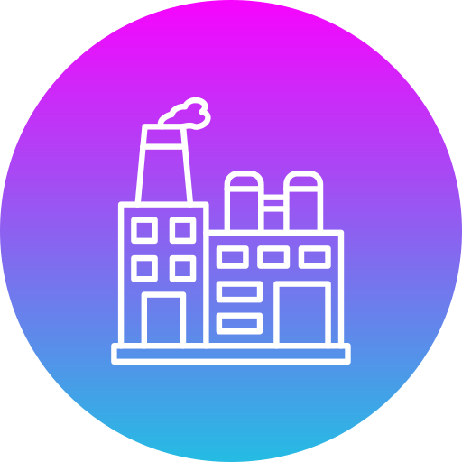 Factory Generic gradient outline icon