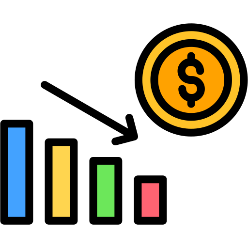 Economic crisis Generic color lineal-color icon