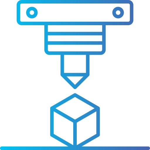 impresión 3d icono gratis