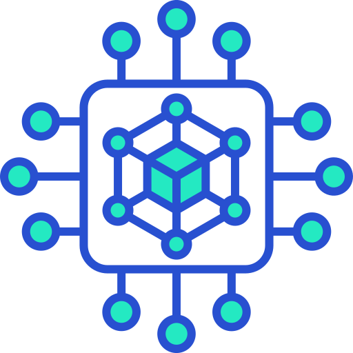 Quantum computing Generic color lineal-color icon