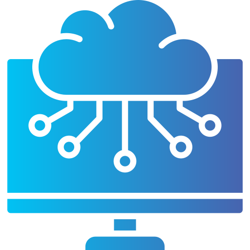 computación en la nube icono gratis