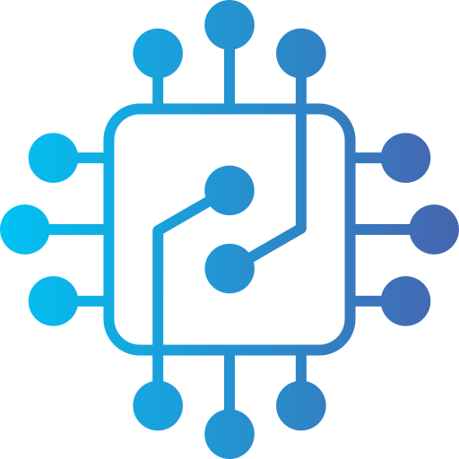 Artificial intelligence Generic gradient fill icon