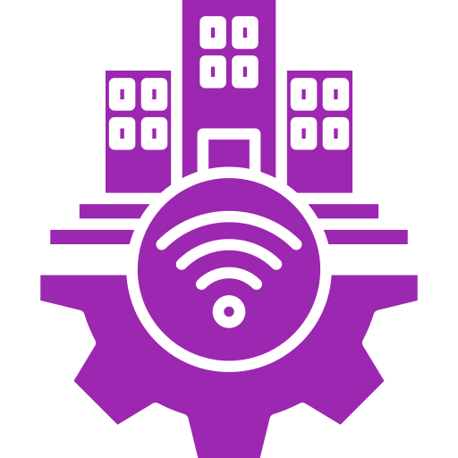 Smart city Generic color fill icon