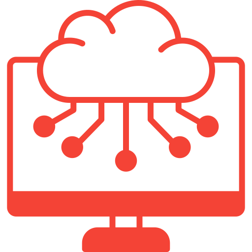computación en la nube icono gratis