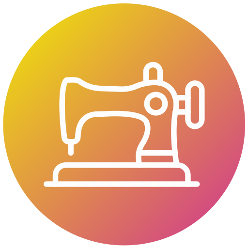 Sewing machine Generic gradient fill icon