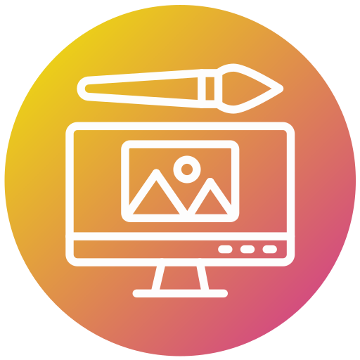 Digital art free icon