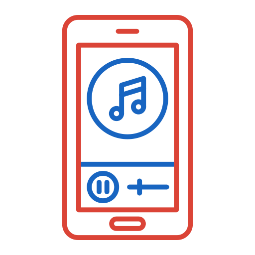lecteur de musique Icône gratuit