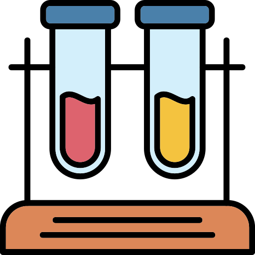 Test tubes Generic color lineal-color icon