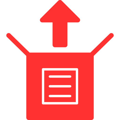 déballage Icône gratuit