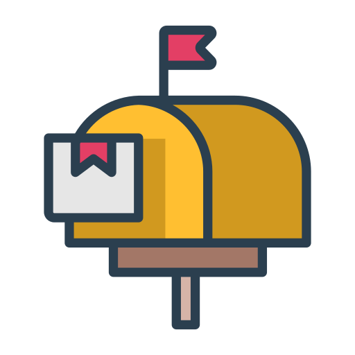 postal icono gratis