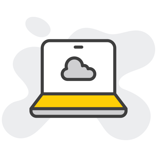 computación en la nube icono gratis
