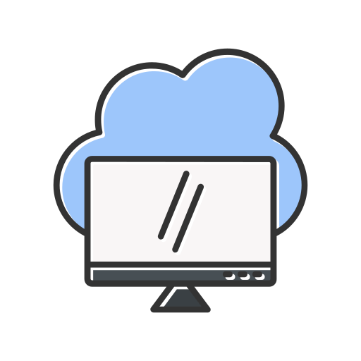 computación en la nube icono gratis