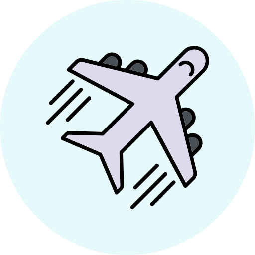 Airplane Generic color lineal-color icon