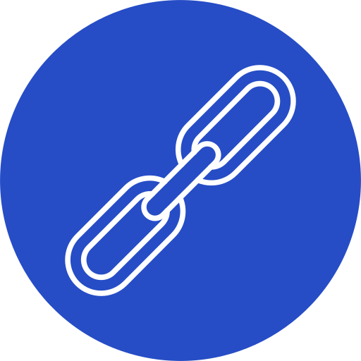 Link Generic color fill icon