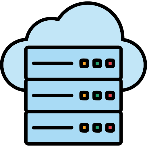 servidor en la nube icono gratis