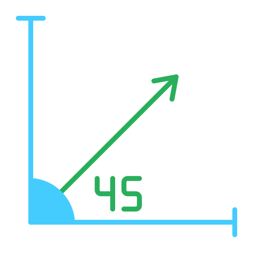 Ángulo icono gratis