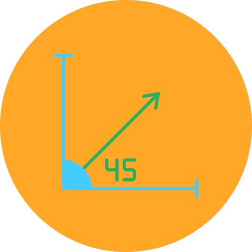 Ángulo icono gratis