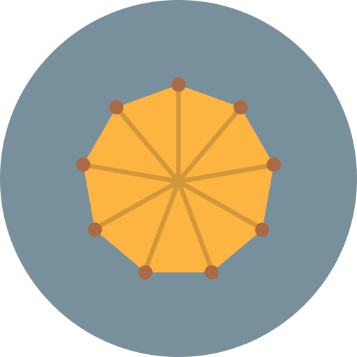 nonágono icono gratis