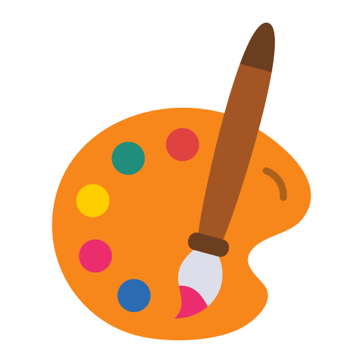 Color palette - free icon