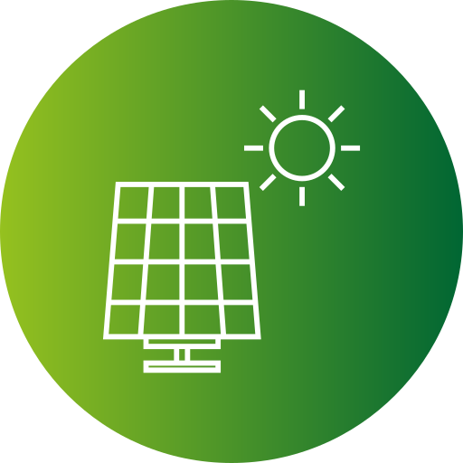 energía solar icono gratis