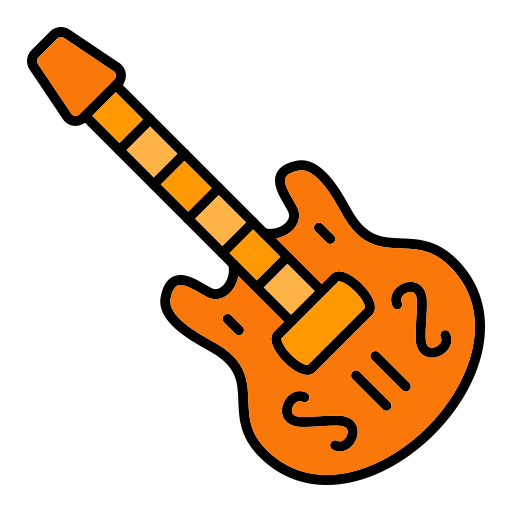 guitarra electrica icono gratis