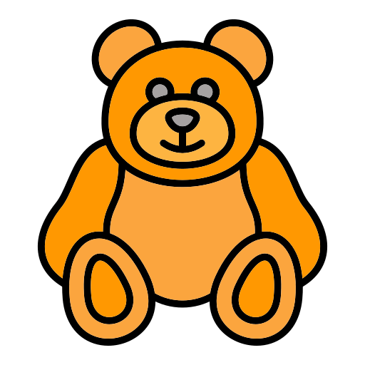 Teddy bear Generic color lineal-color icon