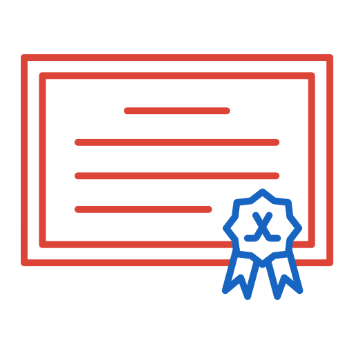 Certificate Generic color outline icon