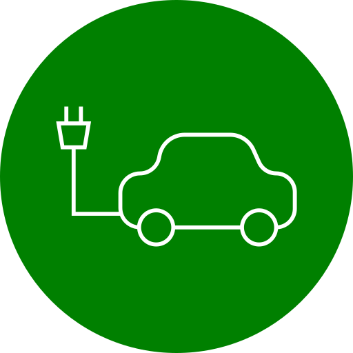 Electric car Generic color fill icon