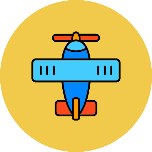 Plane Generic color lineal-color icon