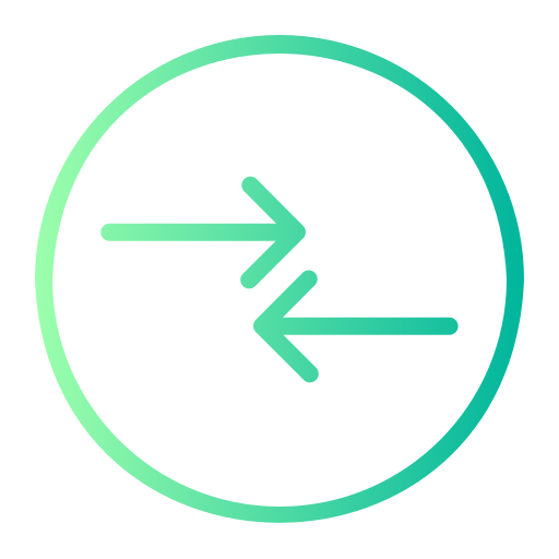 Horizontal arrows free icon Horizontal arrows free icon