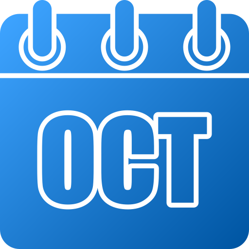 octubre icono gratis