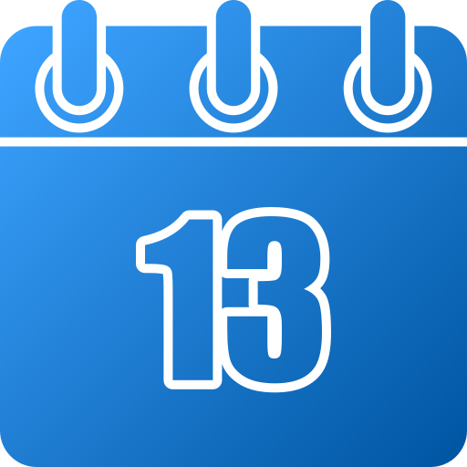 Number 13 free icon