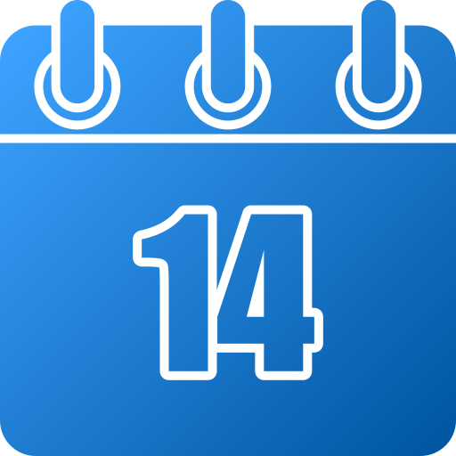 numéro 14 Icône gratuit numéro 14 Icône gratuit