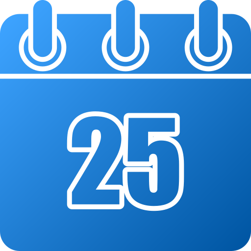 Number 25 free icon Number 25 free icon