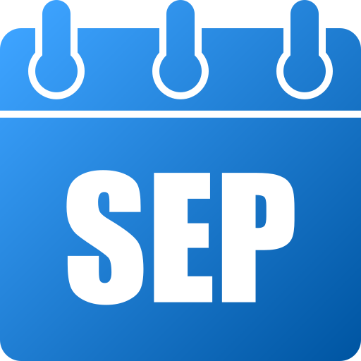 septiembre icono gratis