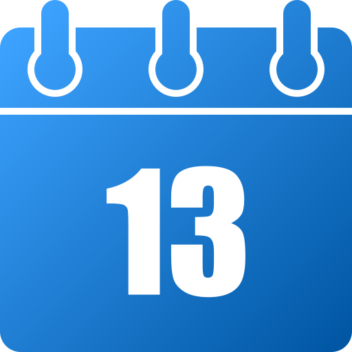 numéro 13 Icône gratuit numéro 13 Icône gratuit
